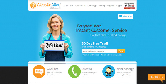 WebsiteAlive Online Live Chat Support